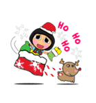 Shiro^..^！17Merry Christmas.（個別スタンプ：36）