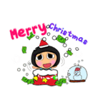 Shiro^..^！17Merry Christmas.（個別スタンプ：39）