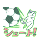 サッカー猫（個別スタンプ：3）