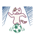 サッカー猫（個別スタンプ：10）