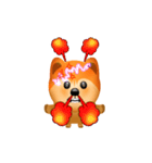 ORANGE PET DOG（個別スタンプ：7）