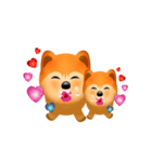 ORANGE PET DOG（個別スタンプ：18）