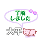 大平「おおひら」さん専用。日常会話（個別スタンプ：4）