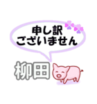 柳田「やなぎだ」さん専用。日常会話（個別スタンプ：11）