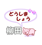 柳田「やなぎだ」さん専用。日常会話（個別スタンプ：15）