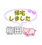 柳田「やなぎだ」さん専用。日常会話（個別スタンプ：21）