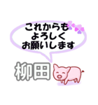 柳田「やなぎだ」さん専用。日常会話（個別スタンプ：40）