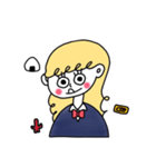 EMILY (blonde hair JK)（個別スタンプ：2）