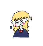 EMILY (blonde hair JK)（個別スタンプ：5）