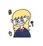 EMILY (blonde hair JK)（個別スタンプ：6）