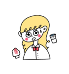 EMILY (blonde hair JK 2)（個別スタンプ：4）