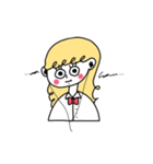 EMILY (blonde hair JK 2)（個別スタンプ：6）