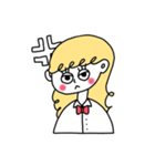 EMILY (blonde hair JK 2)（個別スタンプ：7）