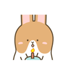 Mokatokki Coffee Rabbit 3（個別スタンプ：17）
