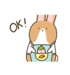 Mokatokki Coffee Rabbit 3（個別スタンプ：18）