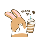 Mokatokki Coffee Rabbit 3（個別スタンプ：19）