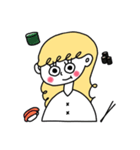 EMILY (blonde hair)（個別スタンプ：4）