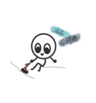 Stickman and his friend, the Ant（個別スタンプ：1）