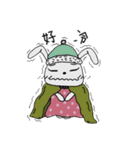 Little dots bunny（個別スタンプ：1）