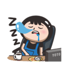 YOTO GIRL1-Daily life（個別スタンプ：14）