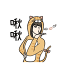 dogdog oppa＆catcat lady lovers daily（個別スタンプ：6）