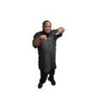 Obese black man transforms into gorilla（個別スタンプ：6）