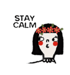 Jom, stay clam and be yourself. Eng（個別スタンプ：18）