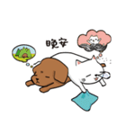 Daily life for short legs and white cat.（個別スタンプ：36）