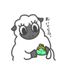 自由な羊 ぽんちゃん（個別スタンプ：29）