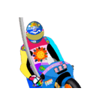 Moto Race Rainbow-colored Riders 223 @04（個別スタンプ：5）