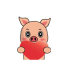 A Lazy Piggy (Global)（個別スタンプ：6）