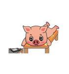 A Lazy Piggy (Global)（個別スタンプ：8）