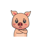 A Lazy Piggy (Global)（個別スタンプ：14）