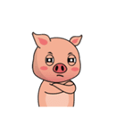 A Lazy Piggy (Global)（個別スタンプ：16）