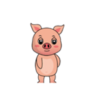 A Lazy Piggy (Global)（個別スタンプ：23）