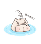 stupid hippo（個別スタンプ：35）