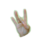 Hand Sign Power（個別スタンプ：5）