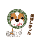 キャバリア犬♪ブレンハイム（白少なめ）1（個別スタンプ：22）