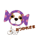 キャバリア犬♪ブレンハイム(白多め)1（個別スタンプ：24）