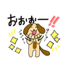 茶色い犬たちデス新4（個別スタンプ：3）