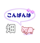 畑「はたけ」さん専用。日常会話（個別スタンプ：3）