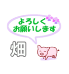 畑「はたけ」さん専用。日常会話（個別スタンプ：7）