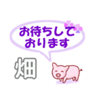 畑「はたけ」さん専用。日常会話（個別スタンプ：9）