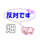 畑「はたけ」さん専用。日常会話（個別スタンプ：19）