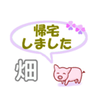 畑「はたけ」さん専用。日常会話（個別スタンプ：21）