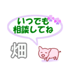 畑「はたけ」さん専用。日常会話（個別スタンプ：22）