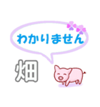 畑「はたけ」さん専用。日常会話（個別スタンプ：38）