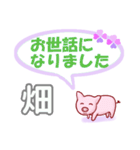 畑「はたけ」さん専用。日常会話（個別スタンプ：39）