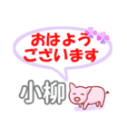 小柳「こやなぎ」さん専用。日常会話（個別スタンプ：1）