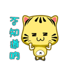 little striped cat coming（個別スタンプ：28）